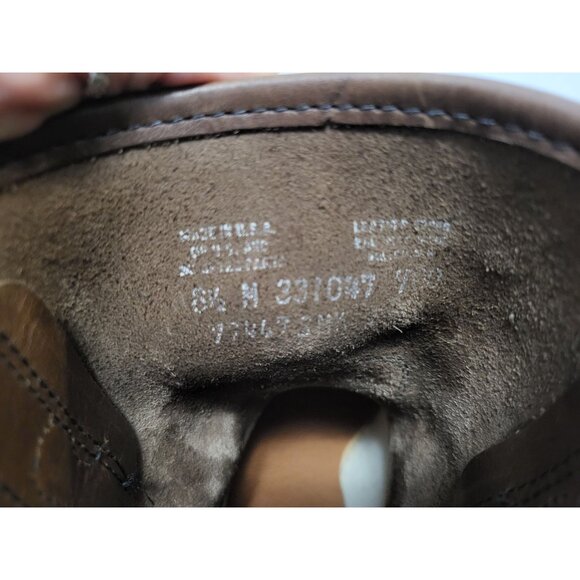 FRYE 8R Harness Short Boot Brown Oiled Leather Western Cowgirl Moto Engineer - Picture 9 of 10